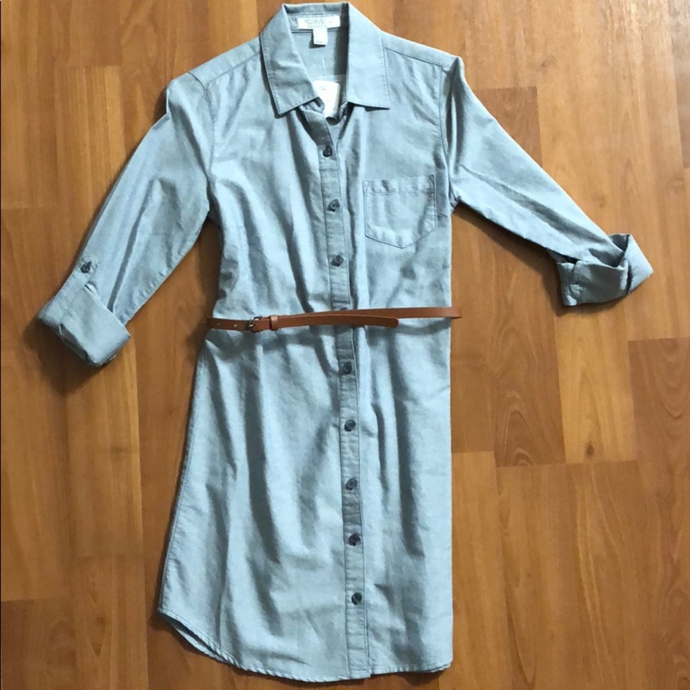 Forever 21 Light Denim Shirt Dress